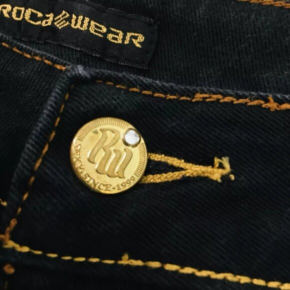 Vtg Rocawear Women’s Jeans Low Rise Boot Cut Sz 13 (32W X 33L ) Streetwear Y2K - Picture 11 of 14